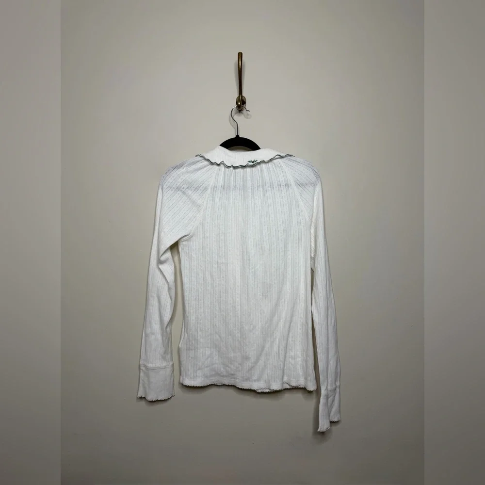 Free People Juniper Long Sleeve Cardi in White